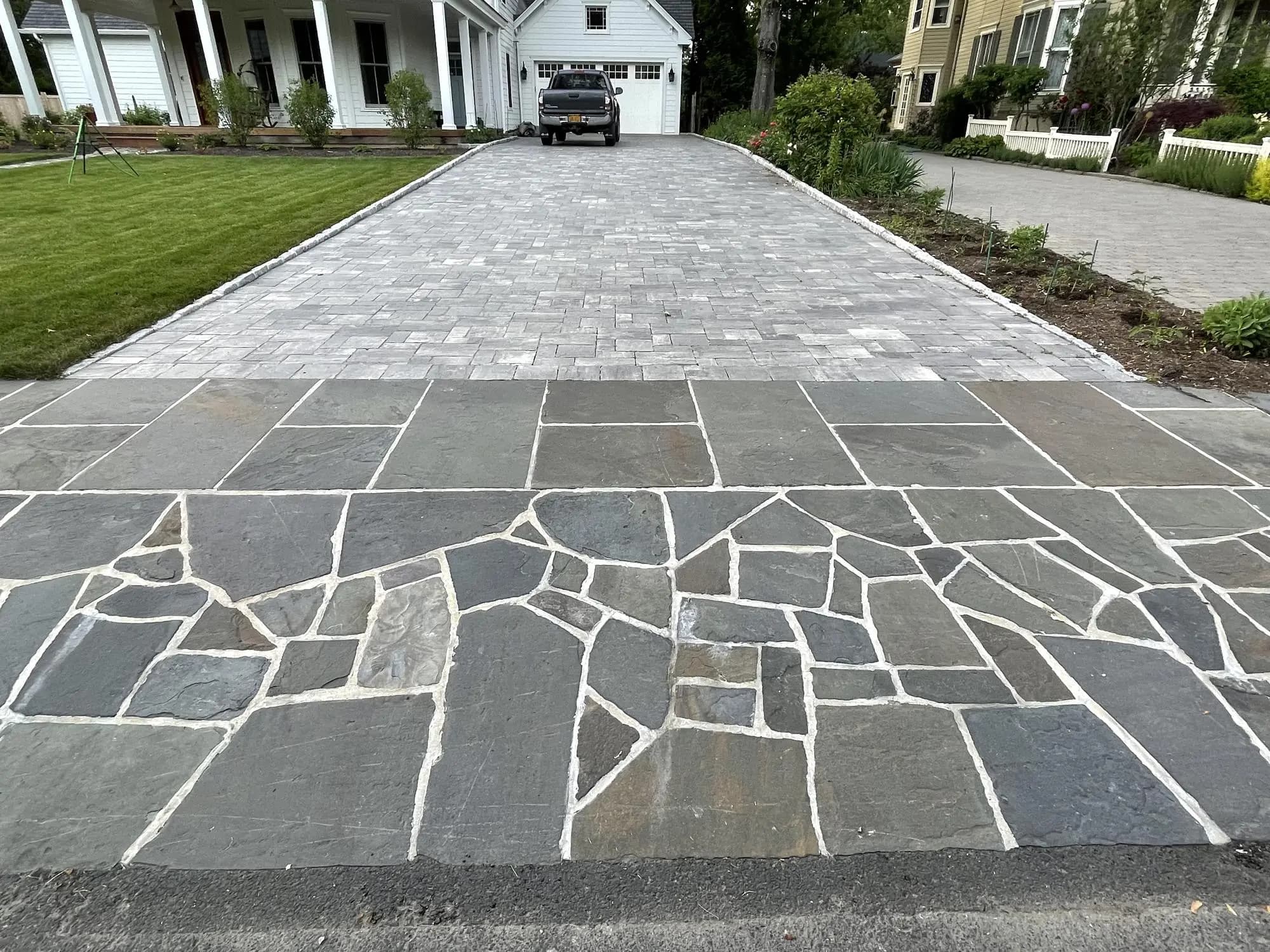 Driveway paving project by Muddy Driveways and Paving, NY