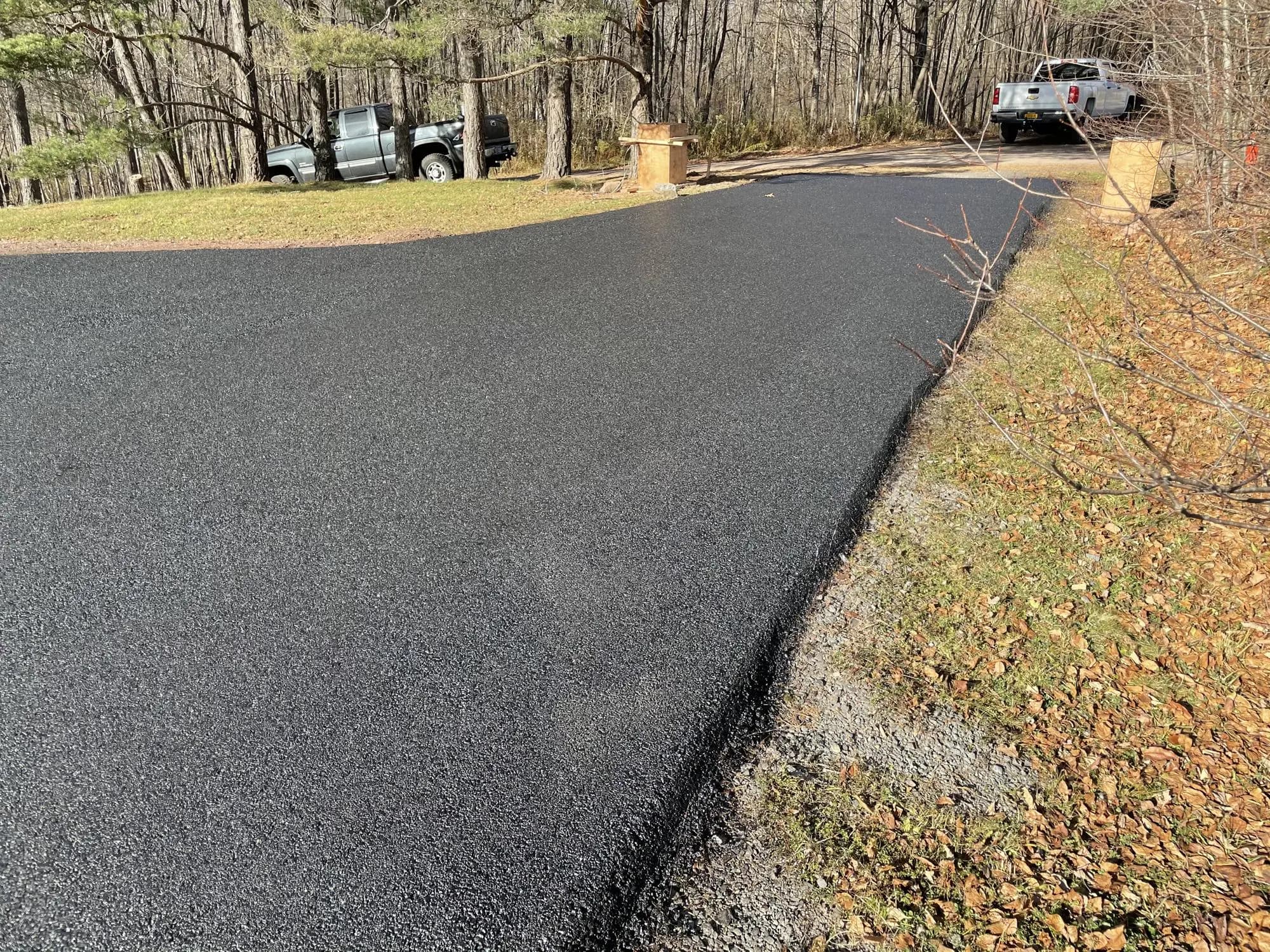 Hudson Valley driveway installation by Muddy Driveways