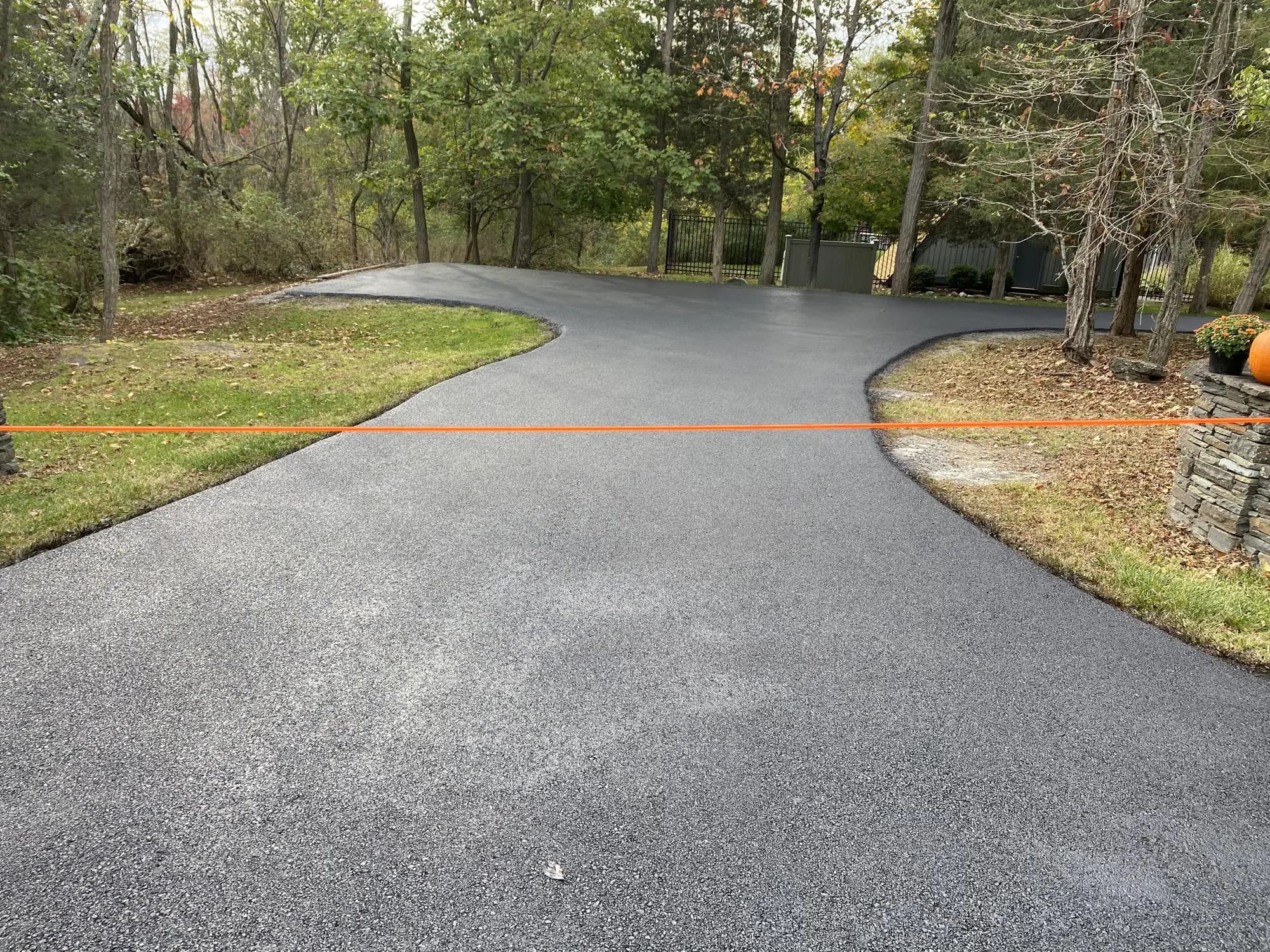 New driveway installation by Hudson Valley’s Muddy Driveways and Paving